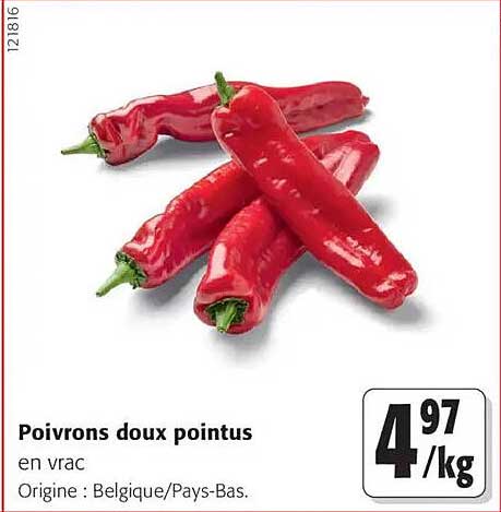 Poivrons doux pointus