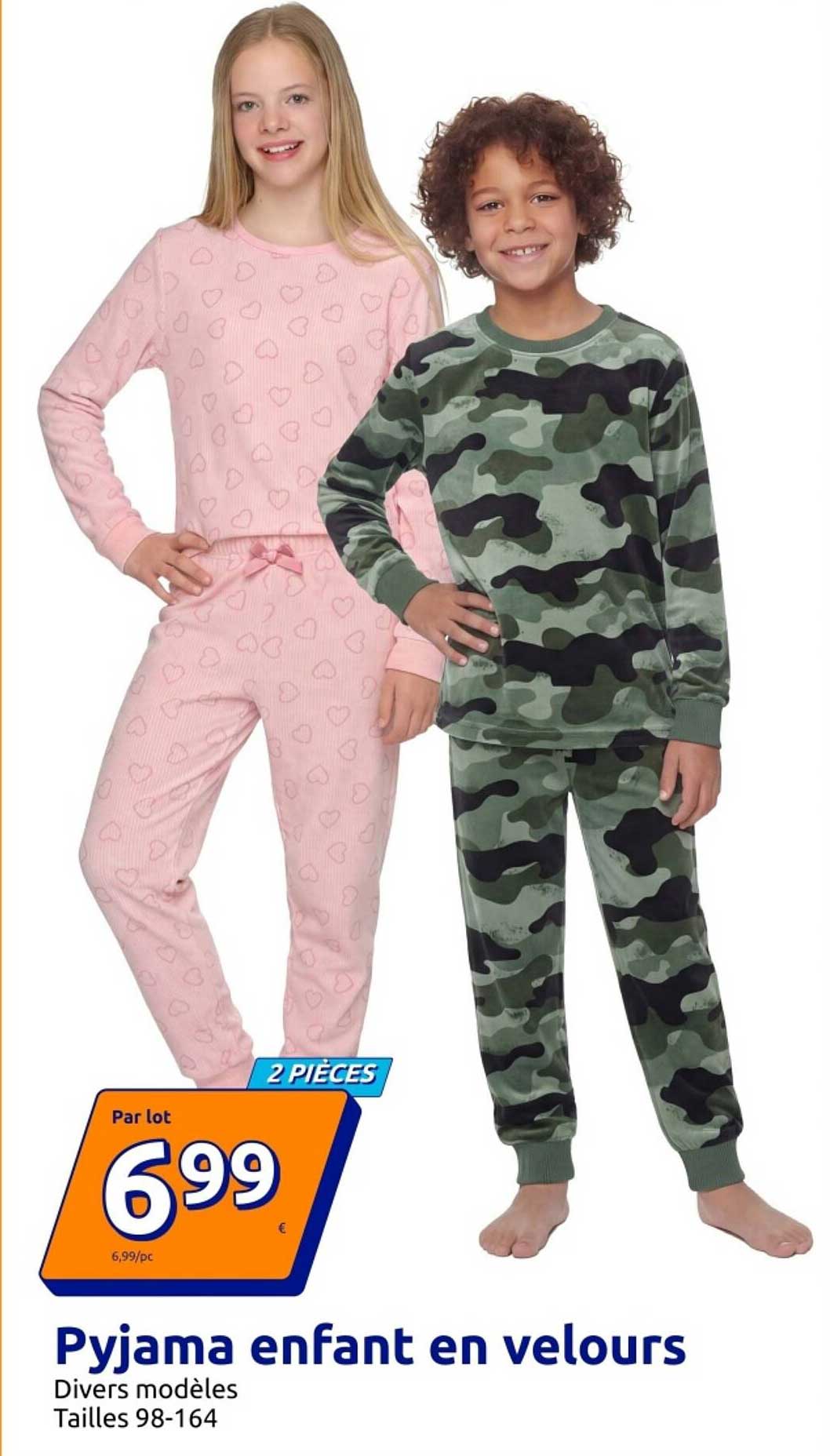 Pyjama enfant en velours