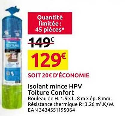 Quantité limitée : 45 pièces*