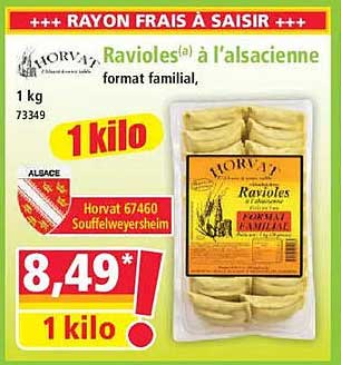 Ravioles à l'alsacienne