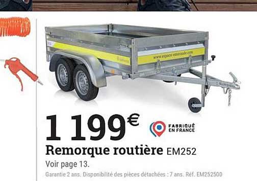 Remorque routière EM252