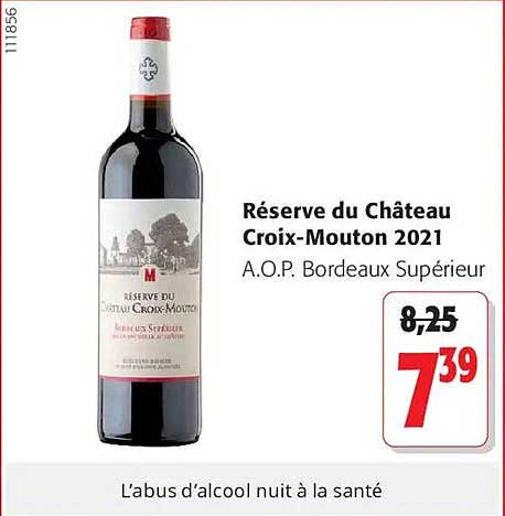 Réserve du Château Croix-Mouton 2021