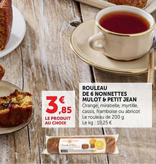 ROULEAU DE 6 NONNETTES MULOT & PETIT JEAN