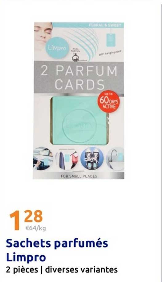 Sachets parfumés Limpro