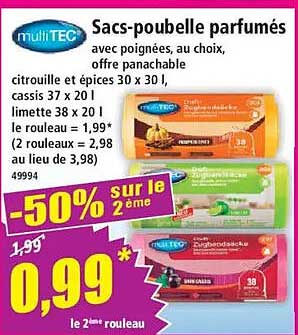 Sacs-poubelle parfumés