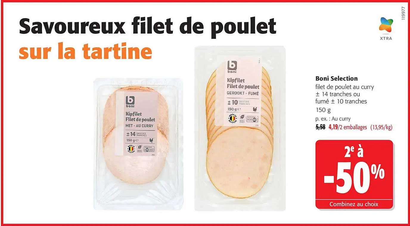 Savoureux filet de poulet sur la tartine