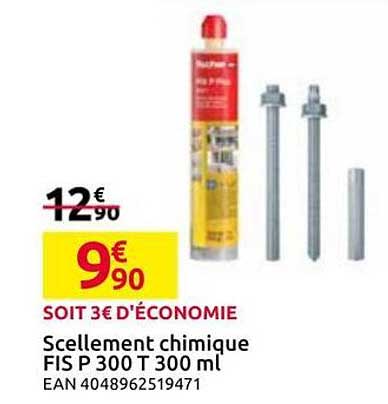 Scellement chimique FIS P 300 T 300 ml