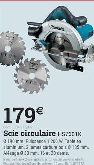 Scie circulaire HS7601K