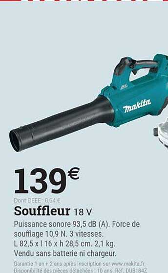 Souffleur 18 V
