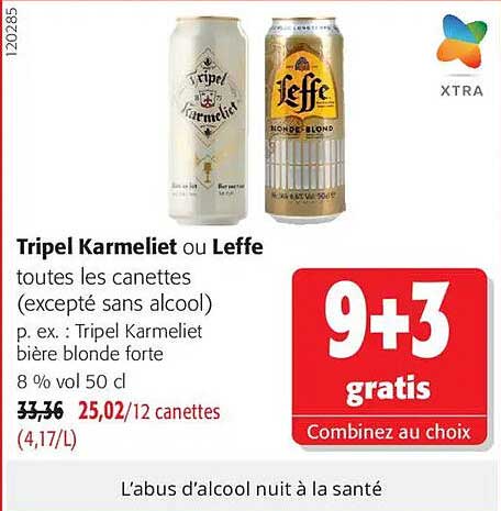 Tripel Karmeliet ou Leffe