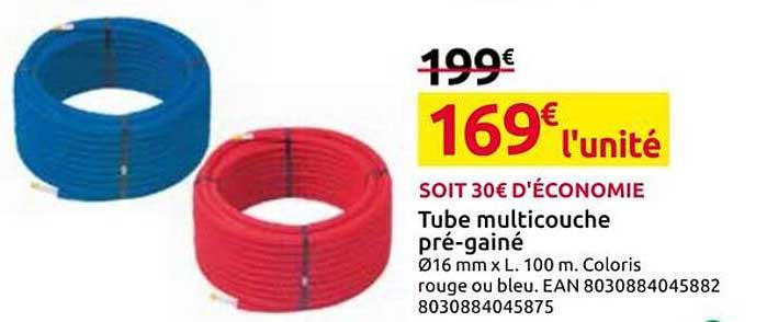 Tube multicouche pré-gainé