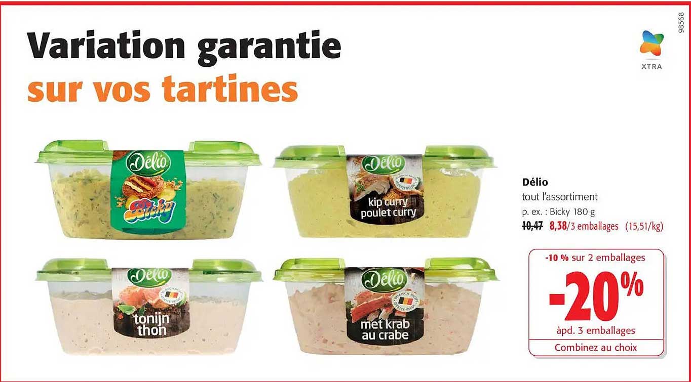 Variation garantie sur vos tartines