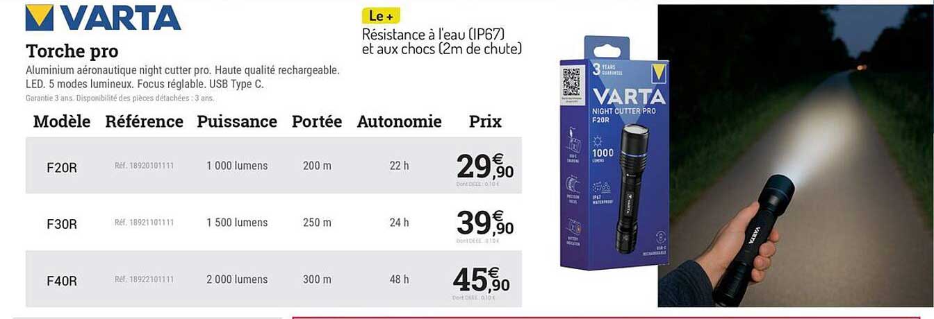 VARTA Torche pro