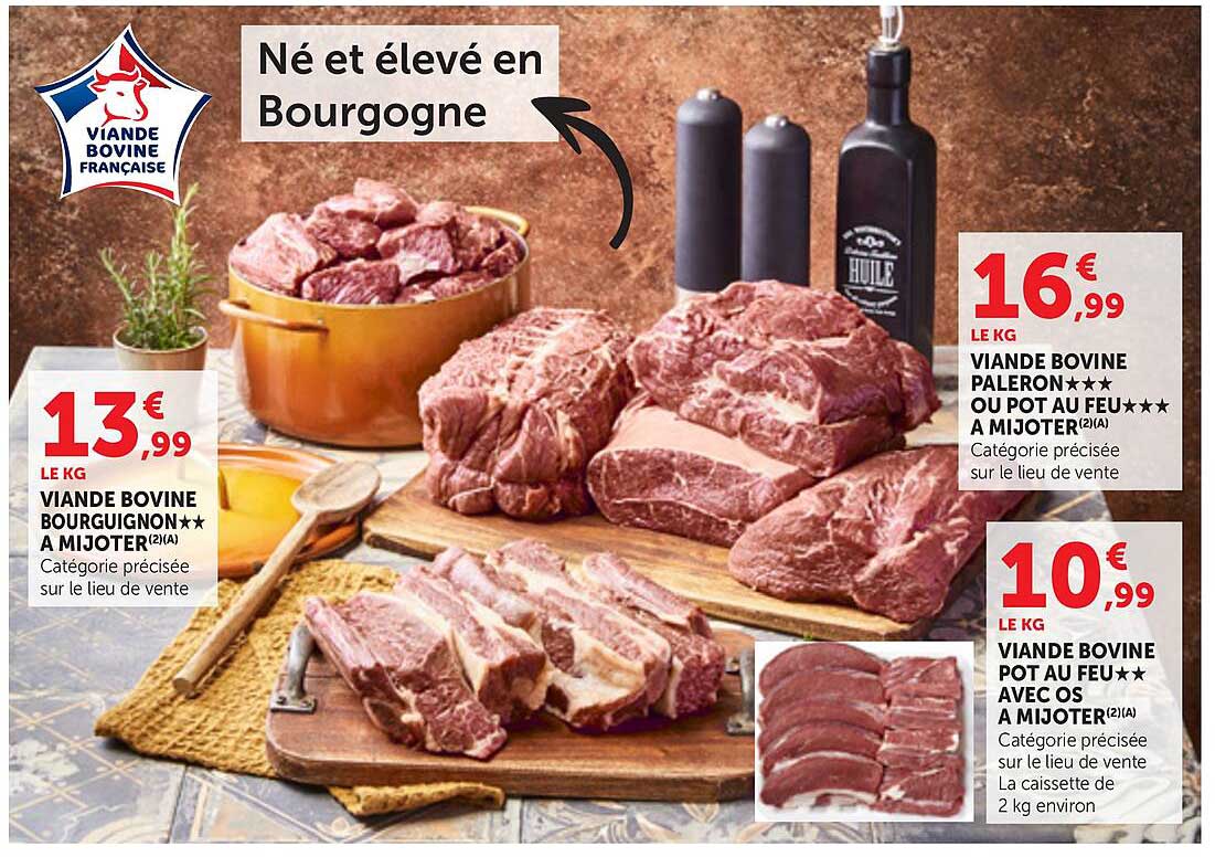 VIANDE BOVINE BOURGUIGNON★★ A MIJOTER(2)(A)