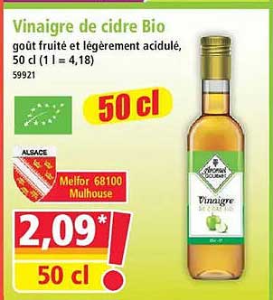 Vinaigre de cidre Bio