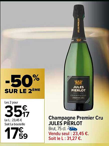 Champagne Premier Cru JULES PIERLOT