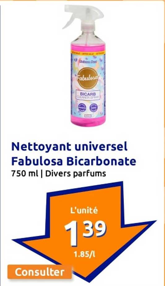 Nettoyant universel Fabulosa Bicarbonate