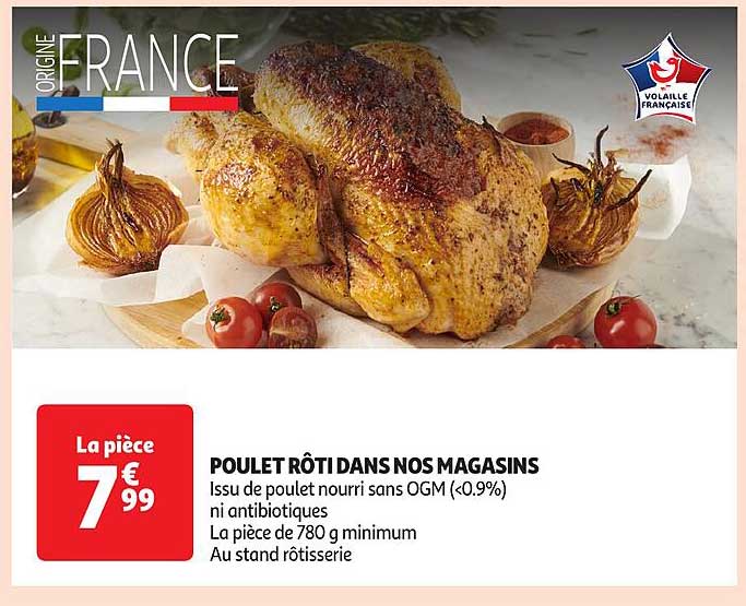 POULOT RÔTI DANS NOS MAGASINS