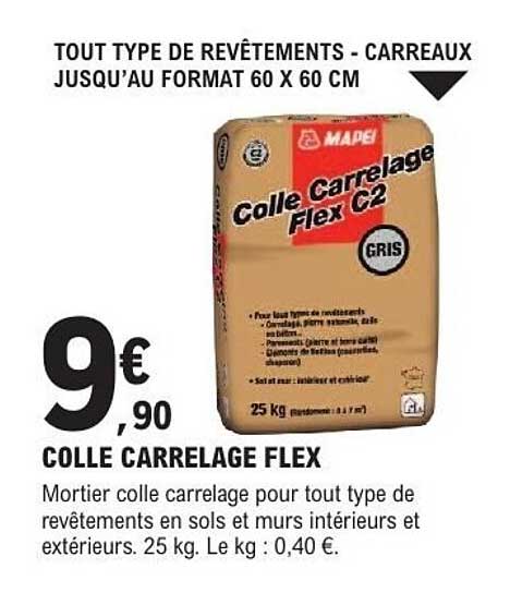 COLLE CARRELAGE FLEX