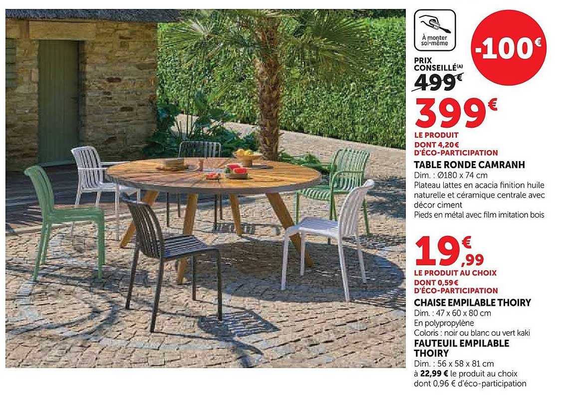 Super U Table De Jardinnull