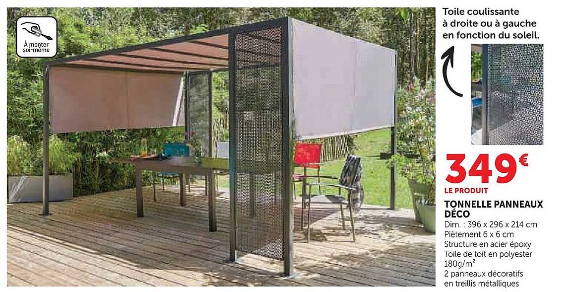 TONNELLE PANNEAUX DÉCO
