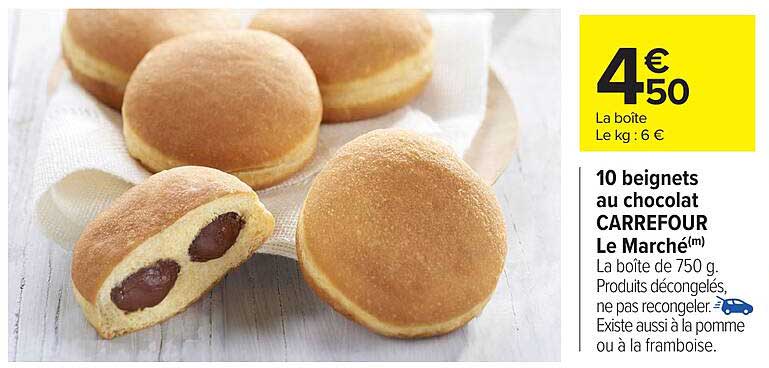 10 beignets au chocolat CARREFOUR Le Marché