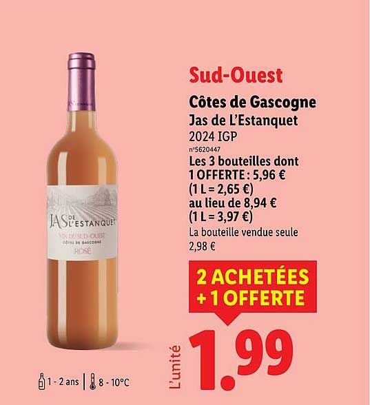 2 ACHETÉES + 1 OFFERTE