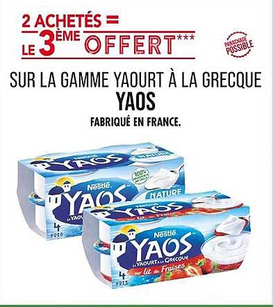 2 ACHETÉS = LE 3ÈME OFFERT***