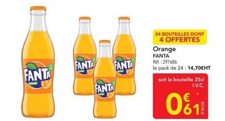 24 Bouteilles dont 4 offertes