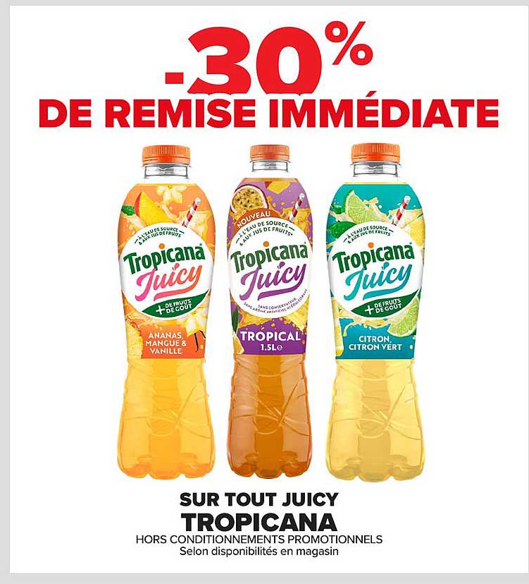 -30% DE REMISE IMMÉDIATE