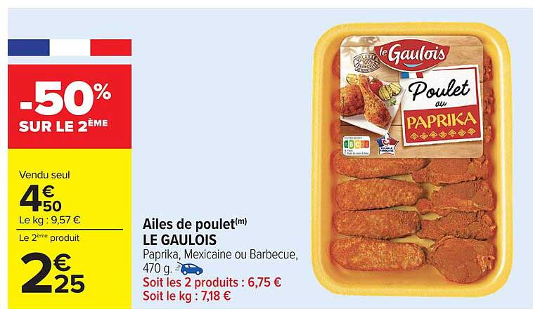 Ailes de poulet(m) LE GAULOIS