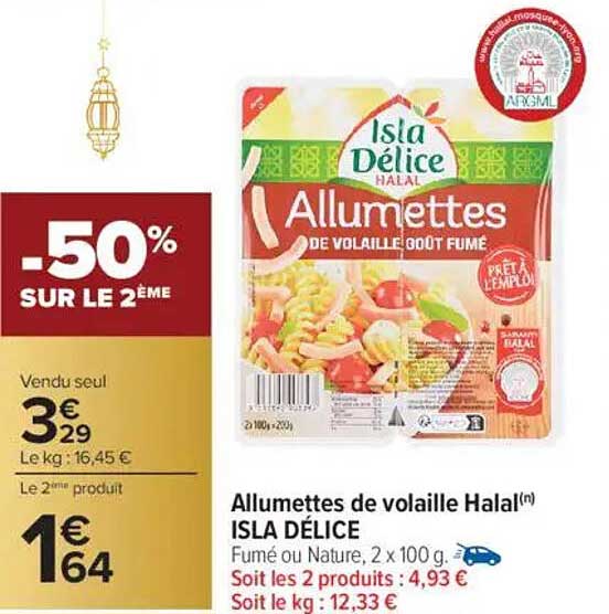 Allumettes de volaille Halal(n) ISLA DÉLICE