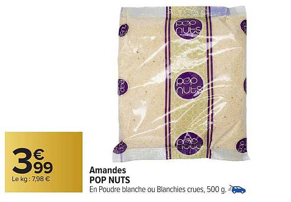 Amandes POP NUTS