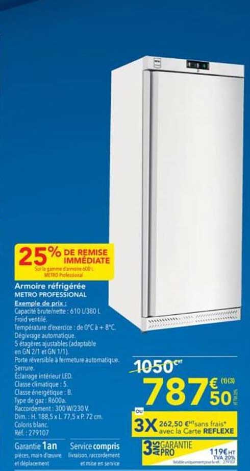 Armoire réfrigérée METRO PROFESSIONAL