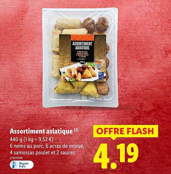 Assortiment asiatique