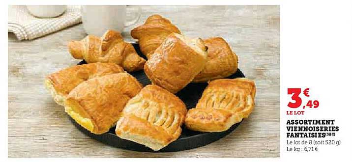 ASSORTIMENT VIENNOISERIES FANTAISIES
