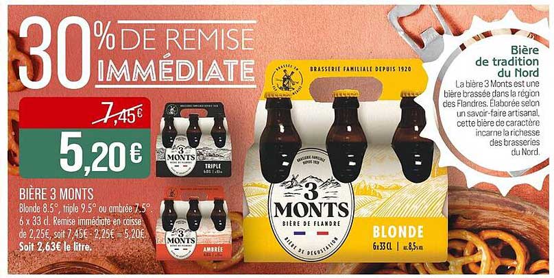 BIÈRE 3 MONTS