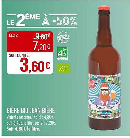 Bière Bio Jean Bière