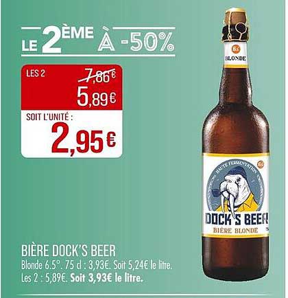 BIÈRE DOCK'S BEER