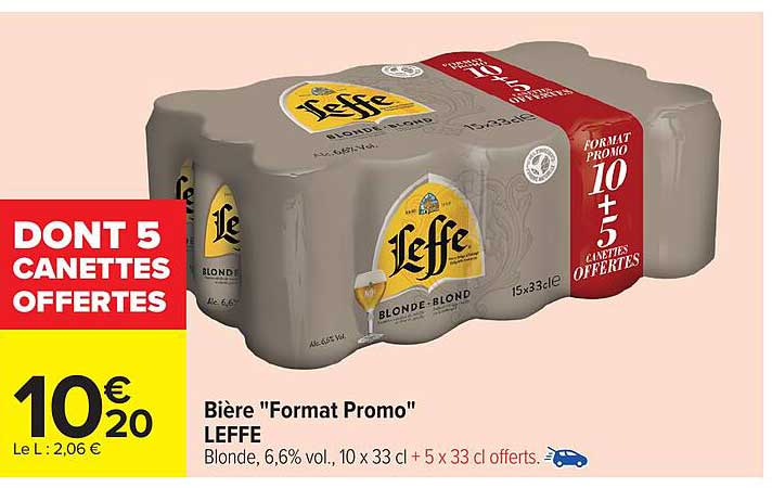 Bière "Format Promo" LEFFE