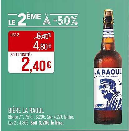 Bière LA RAOUL
