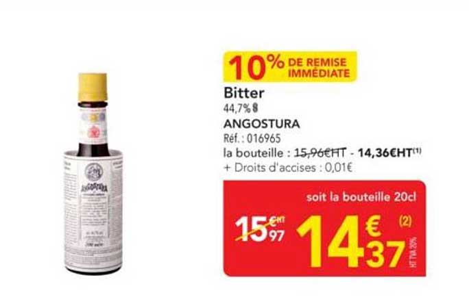 Bitter ANGOSTURA 44,7% 8