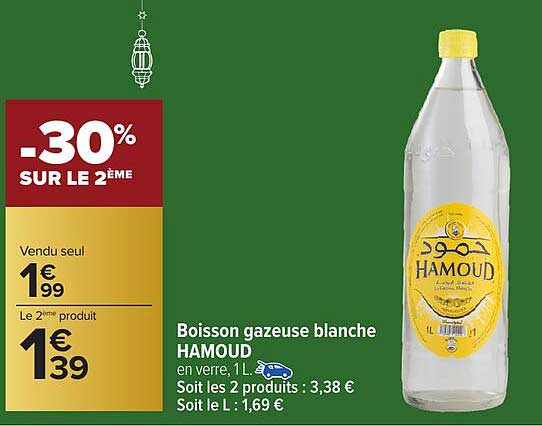 Boisson gazeuse blanche HAMOUD