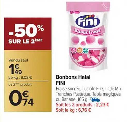 Bonbons Halal FINI
