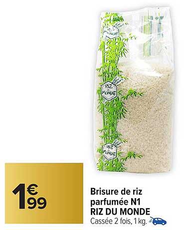 Brisure de riz parfumée N1 RIZ DU MONDE