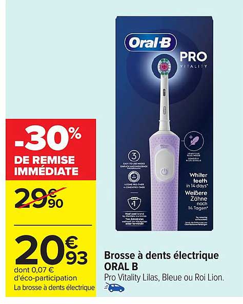 Brosse à dents électrique ORAL B