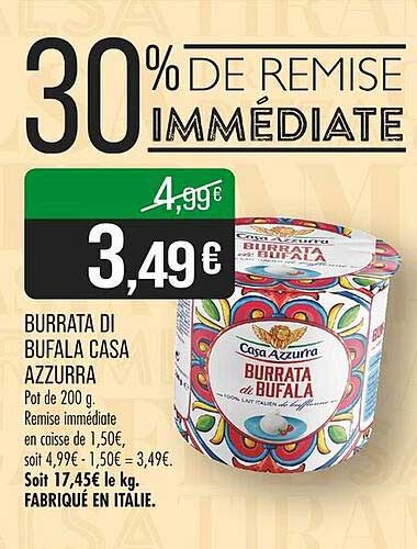 Burrata di Bufala Casa Azzurra