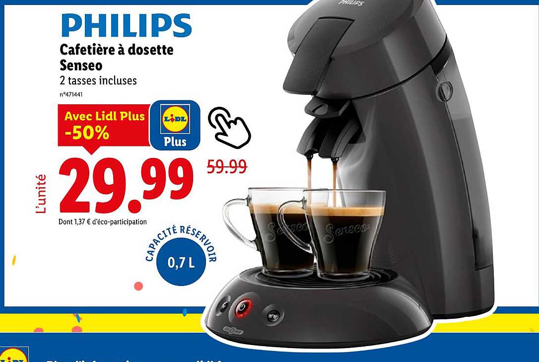 Cafetiere à dosette Senseo - Philips