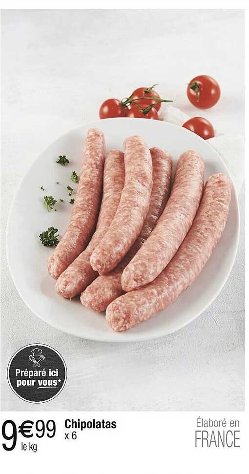 Chipolatas x 6
