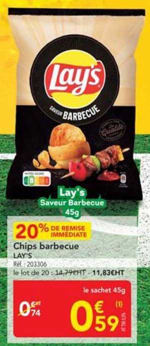 Chips barbecue Lay's 45g